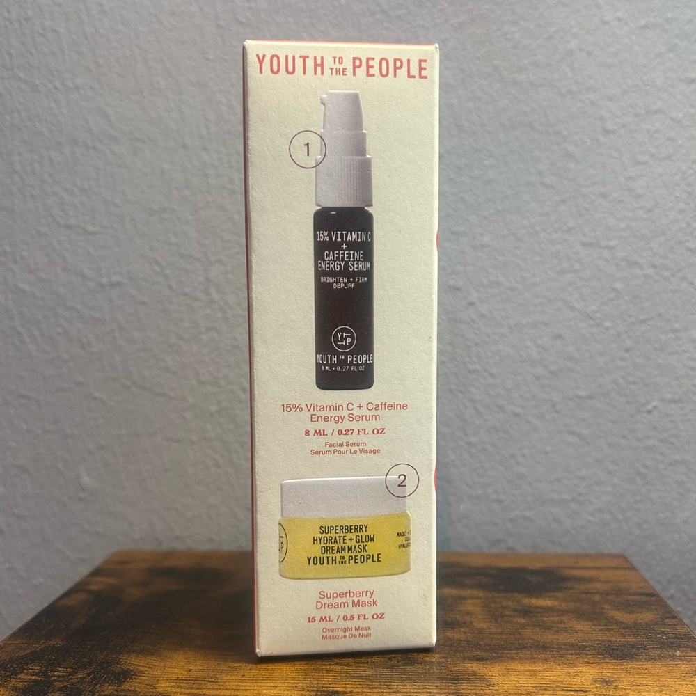 Youth to the people mask and oil combo!